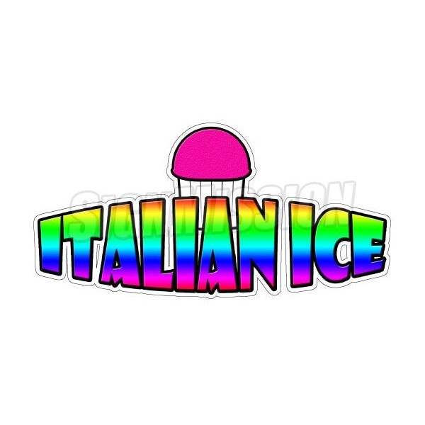 Safety Sign, 1.5 in Height, Vinyl, 48 in Length, Italian Ice1